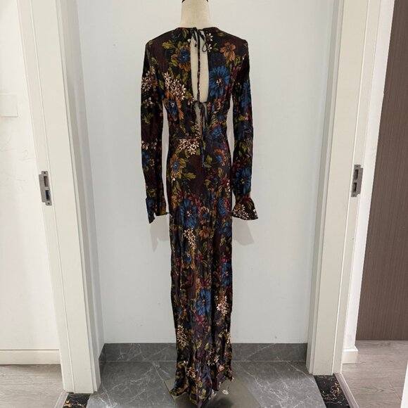 Veronica Beard Gemma Floral Silk-Blend Dress - Picture 4 of 11